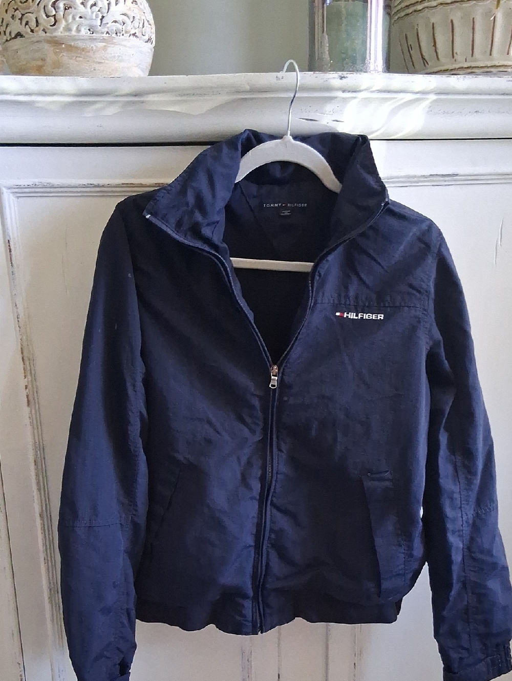 Tommy Hilfiger Navy Lightweight Zip Jacket
